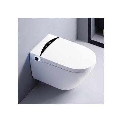 China Full Automatic High End Smart Sanitary Ware Bathroom Ceramic Wc WC Wall Hung Toilet for sale