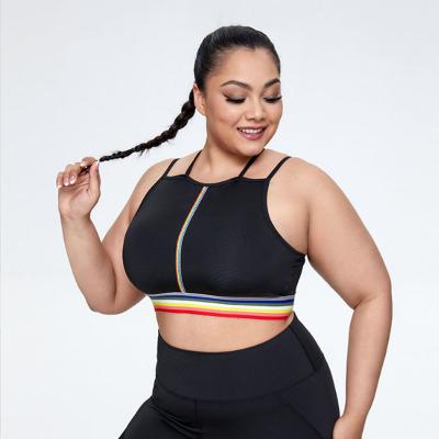 China Set L-4XL fashion summer sexy workout sporty clothing plus size women's blouses and shirts plus big size sports bra for sale