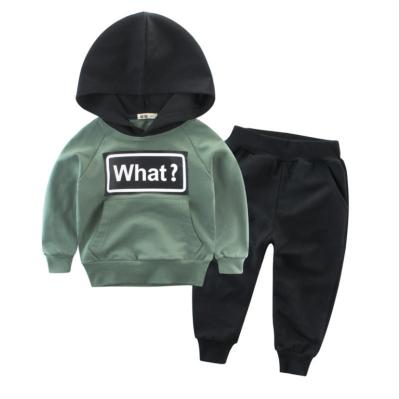 China 2021 OEM Autumn Kids Clothing Children Hoodie Sweatshirt Joggers Casual 2pcs Sets for sale