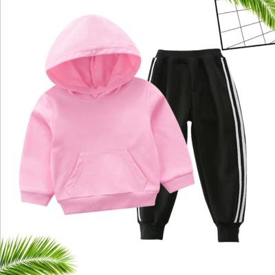 China Casual Customize Kids Apparel Your Brand Kids Fashion Jogger Pants And Pullover Tracksuit Sets for sale