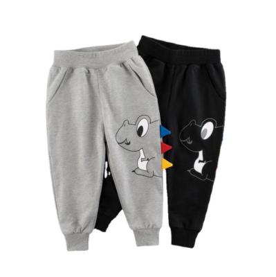 China Autumn Clothing Bulk Custom Service Children's Designer Fade Proof Cute Elegant Pattern Color Boy Joggers Pants for sale