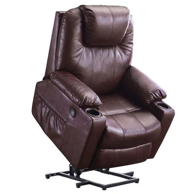 China 2021 Newest Design Recliner Massage Electric Massage Chair Modern Recliner Leather Sofa for sale