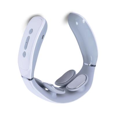 China New Modern High Quality More Professional Smart Wireless Mini Electric EMS Neck Massager for sale