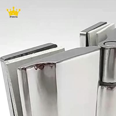 China FENTA China Factory Shower Glass Door Hinge Traditional Pivot Glass Hinges Hydraulic Hinges for sale