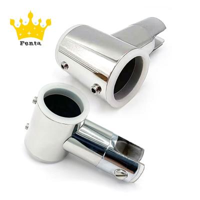 China Modern FENTA D504 glass tube glass door accessories shower door tube connector glass flanges for sale