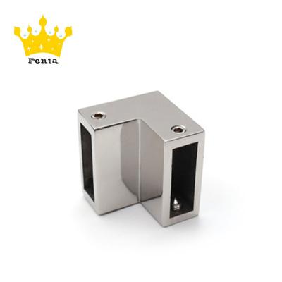 China Bathroom Hardware Easy Installation FENTA D308 Glass Connector For Stainless Steel Shower Glass Tube Connector for sale