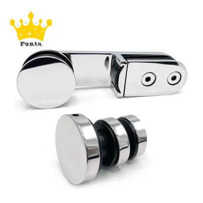 China FENTA C101 Traditional Glass Shower Room Door Hardware Stainless Steel Accessories Set for sale