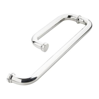 China Fenta G102 G Shape Shower Room Modern Push Pull Glass Door Handle for sale