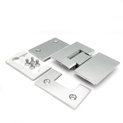 China FENTA F-A104A Traditional Hardware Accessory 180 Degree Glass To Glass Fittings Soft Close Glass Door Hinge for sale