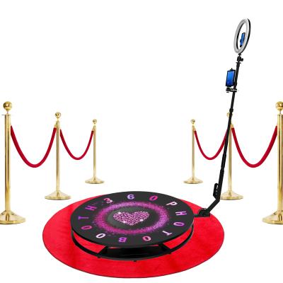 China Portable Event Photo Booth 360 Selfie Photobooth Platform/Slow Motion Degree Rotation Camera Single Version Party/Conference/Festival 360 for sale