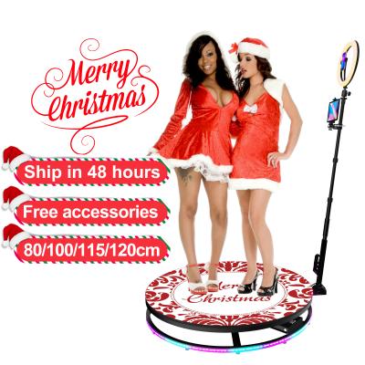 China New Automatic Event/Party/Conference/Festival Slow Motion Rotating 360 Photo Booth For Christmas Party for sale