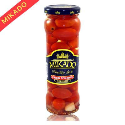 China Mikado Brand Canned Chinese Whole Cherry Tomatoes Canned Unpeeled Pickled for sale