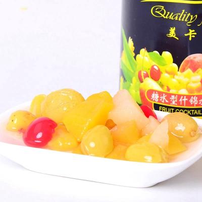 China Mikado Brand Canned Fruit Salad Canned Mixed Fruit In Light Syrup In LS for sale