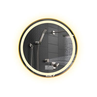 China Illuminated Modern Big Round Mirror Smart Adjustable Brightness Vanity Modern Style Bathroom Cabinets For Sale Vanity Mirror For Bathroom for sale