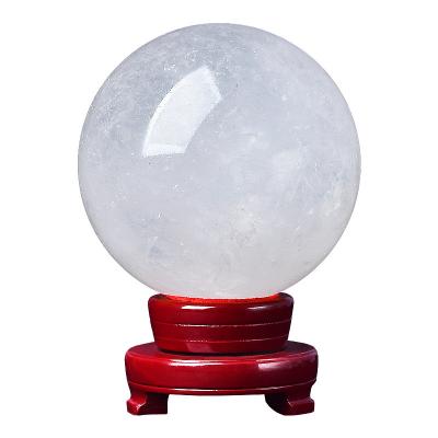 China Europe Wholesale Mix Size Clear Quartz Crystal Ball Meditation Crystal Sphere Balls for Witchcraft and Decorative Balls for sale