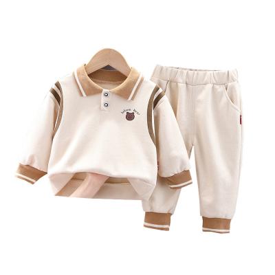 China Wholesale Breathable Onesie Two Piece Set Autumn Baby Clothing Sets Long Sleeve Baby Clothes Newborn For Boys Girls for sale