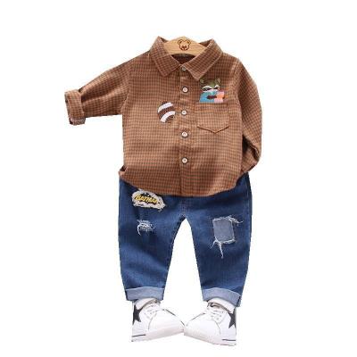 China Smart Casual Kids Clothes Sets Children Long Sleeve Two Pieces Kids Boys Casual Suits For Autumn Spring Fall New Suit Autumn Children&'S for sale