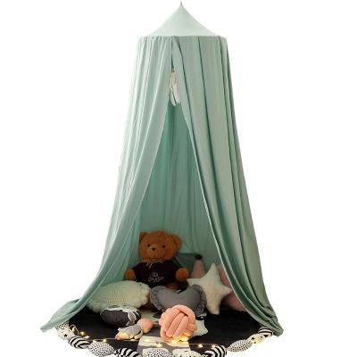 China PORTABLE Kids Room Bed Canopy Kids Play Hanging Tent Round Dome Princess Castle Children Girls Room for sale