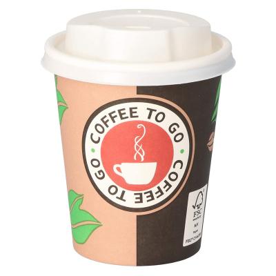 China Eco-Friendly Disposable 8oz 12oz 16oz 20oz Paper Cup Coffee Cup Coffee Packaging Disposable Cup for sale