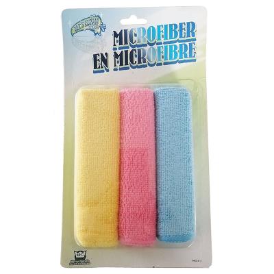 China Sustainable All Purpose Microfiber Cloth Tissue Paper With Blister Wrapping Set Of 3 for sale