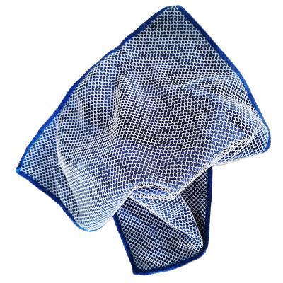 China Best Sustainable Dish Cloth Microfiber Kitchen Cleaning Cloths With Mesh Cloth for sale