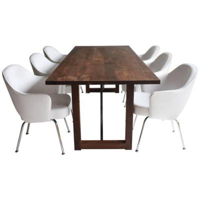 China Solid Wood Rectangular 8 Person Dining Table-Walnut Wood | Article Seno Modern Furniture for sale