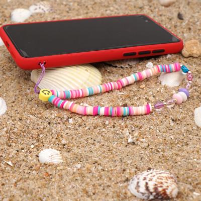 China Fashion Cell Phone Holder CharmsGold I Phone Case Rope Chain Key Chain Telephone for sale