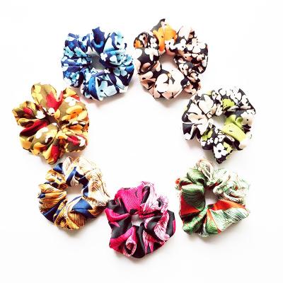 China Fashion scrunchieslarge hair scrunchiesfeather furry scrunchies for sale