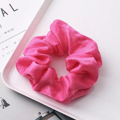 China Fashion Cotton Soft Hair Bands Elastic Hair Scrunchies Zipper Scrunchies for sale