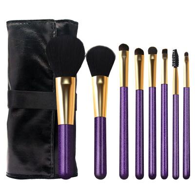 China Angular Blush Makeup Brush 8Pcs Makeup Brush 2019 Animal Hair Customized OEM Makeup Brush Private Label for sale