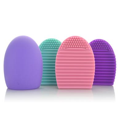 China Angular Blush Brush Cleaner Silicone Wholesale Cosmetic Eco-friendly Makeup Brush Cleaning Mat for sale