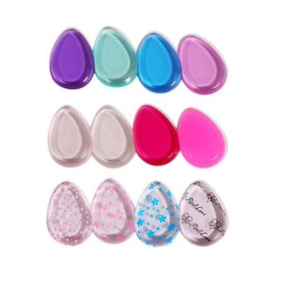 China Beauty Care Makeup Tools Food Grade Washable Silicone Makeup Blender Sponge Puff With Different Shape for sale