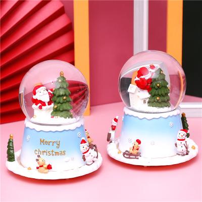 China Blue Europe Snowball Ice Souvenir Snow Globe Valentines Snow Globe for sale