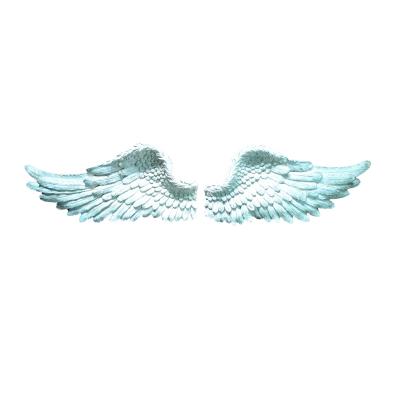 China Europe Small Wings Ornaments Wall Covering Decoration Exterior Wall Decor Wing Resin Opens Angel Customization for sale