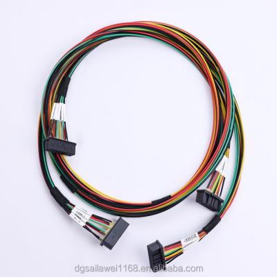 China Heating Custom Auto Flat Cable Lvds Wire Harness Assembly New Energy Vehicle And Machine forTeflon new energy wiring harness for sale