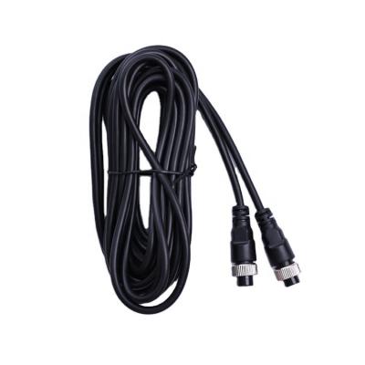 China Electronic Graph customized Car 4Pin 2pin Aviation Video Extension Cable For CCTV Rearview Camera electric wire for sale