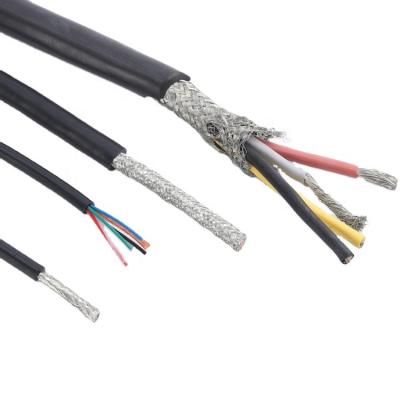 China Electronic Factory supply communication cable drag chain for robots graph customized flexible high temperature wire for sale