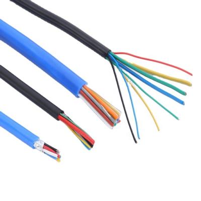 China Electronic Customizable Silicone Wire high flexible copper cable wire 2 4 6 8 core Tinned electronic machinery equipment wire for sale