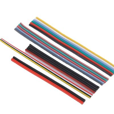 China Electronic 2/4 core 16 awg 18 awg 20 awg flat silicone ribbon cable high temperature automotive ribbon cable customized for sale