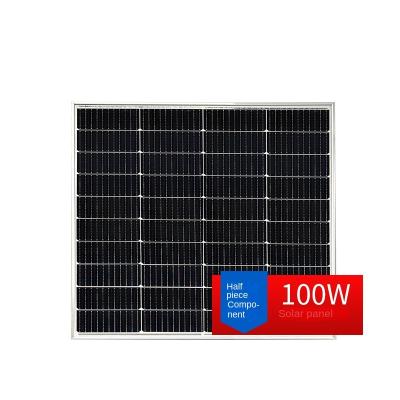 China Wholesale Super A Grade Solar Photovoltaic Cells Solar Power System Supplier Wholesale Small Household Solar Panels 100W Photovoltaic Panel Modules for sale