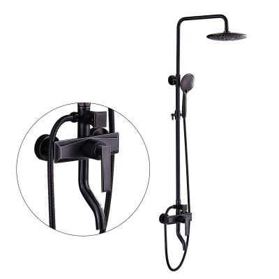 China With Professional Slide Bar Bathroom Faucet Shower Panel Oil Rubbed Bronze Shower Mixer for sale