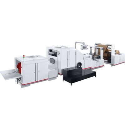 China Paper Bag Making Full Automatic Square Bottom Paper Bag Making Machine Production Line for sale