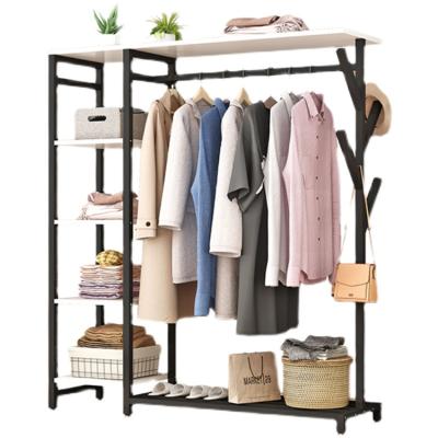 China OEM Contemporary Coat Hanger Floor Bedroom Multifunctional Coat Rack for sale