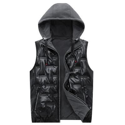 China Wholesale Anti-wrinkle Winter Custom Design Service Jackets Men's Winter Jackets Sleeveless Reflective Windproof Vest Stripper For Male for sale