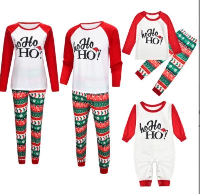 China 2021 NEW Wholesale Drop Shipping Cool QUICK DRY Santa Print Family Christmas Matching Pajamas Sets Christmas Apparel for sale