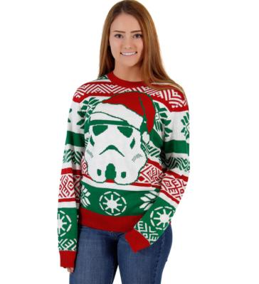 China Hot Sales QUICK DRY Popular Amazon and eBay 2021 Santa Printed Couples Christmas Sweater Cheap Sweaters for sale