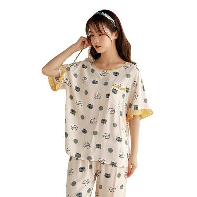 China Beautiful Promotion Hot Selling QUICK DRY Lace Flower Design Edge Women Sleepwear for sale