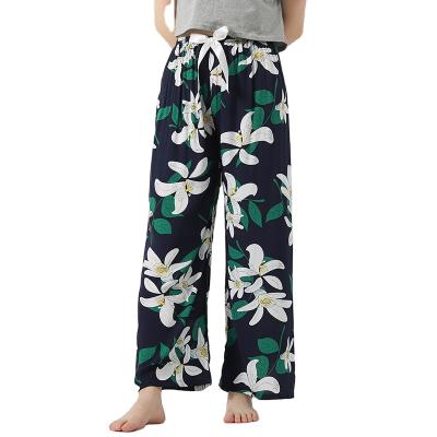 China New hot sale women's QUICK-DRY promotion women's pajamas pants casual pajamas printing pants for sale