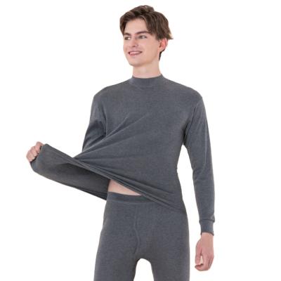 China 2021 Wholesale Cheap Plus Size Good Mid Collar Men's Elastic QUICK DRY Men's Underwear Thermal Winter Thermal Underwear for sale