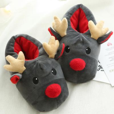 China CUSHIONING 2021 New Hot Selling Christmas Women Deer Indoor Shoes Wholesale Hot Indoor Slider Slippers for sale